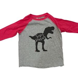 Sister-saurus Dinosaur Kids Shirt